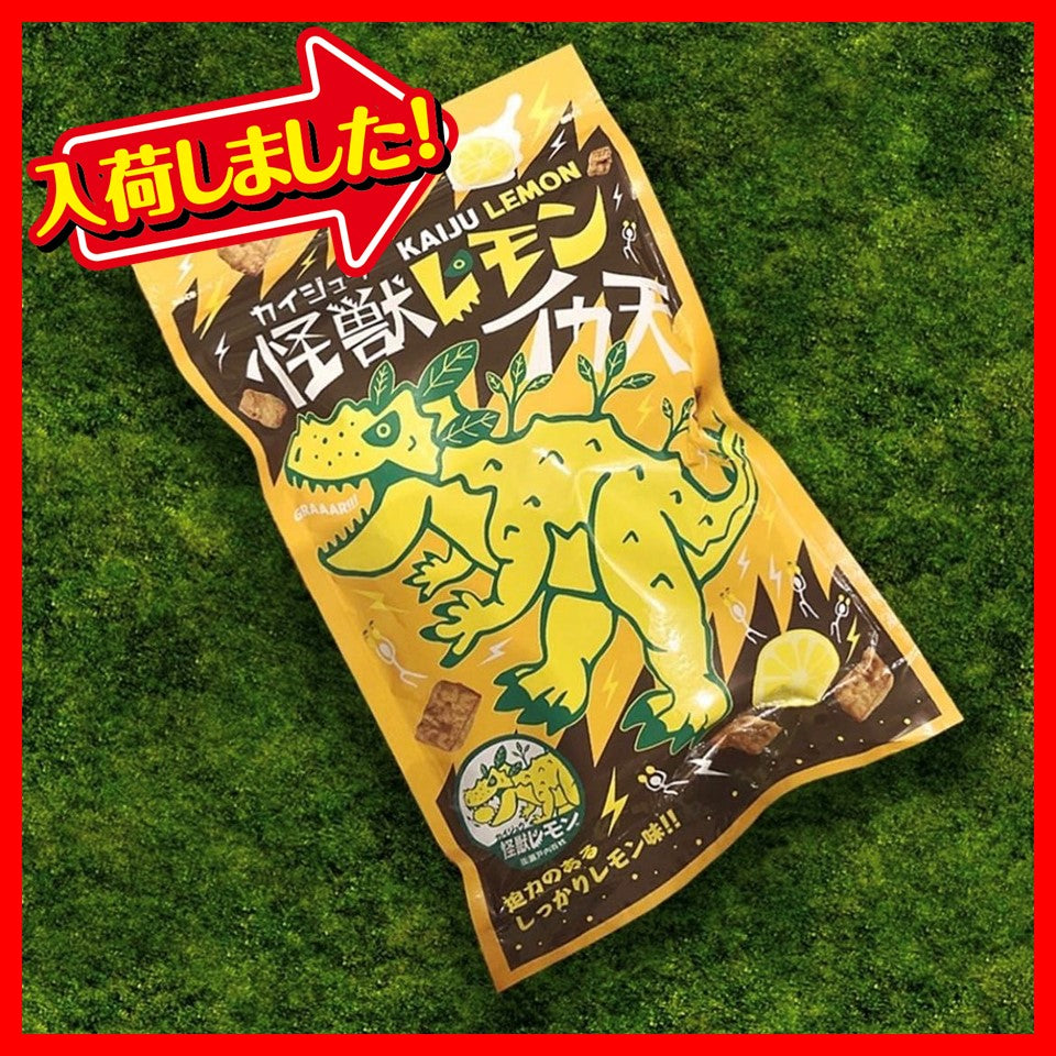 瀬戸内百姓 怪獣レモンイカ天 60g袋 1ケース(48袋)
